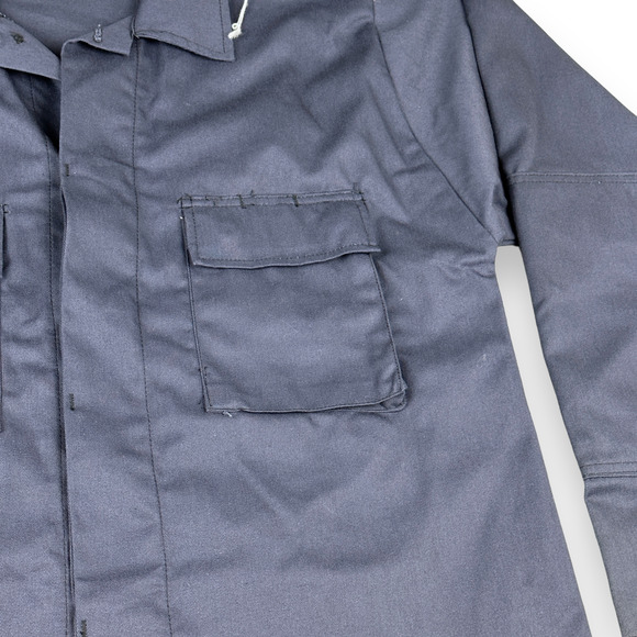 Vintage Tru-Spec Tactical Shirt Mens LARGE LONG Navy Blue  Long Sleeve Deadstock - Picture 2 of 6